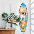 Laguna Beach Surfboard Wall Art – Handcrafted Coastal Decor by G.DeBrekht – Beach House Accent for Indoor & Outdoor – 8490161HS
